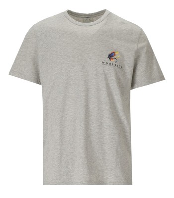 

Woolrich Лейксайд Серая футболка Мужчина, Grey, CFWOTE0097MRUT2926-103