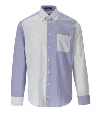 

Bd Baggies Bradpat White Blue Shirt Man, Синий, BRADPAT2SE-B13501-01