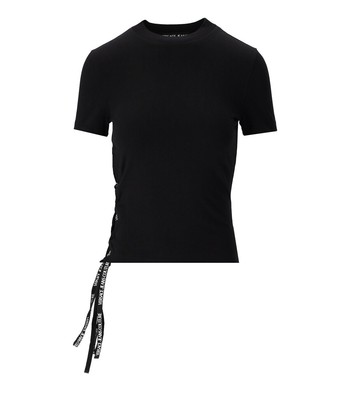

Versace Jeans Couture Черная футболка со шнуровкой Женщина, Черный