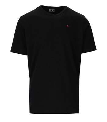 

Diesel T-just-microdiv Черная футболка Мужчина, Черный, A06418-0HFAX-9XX