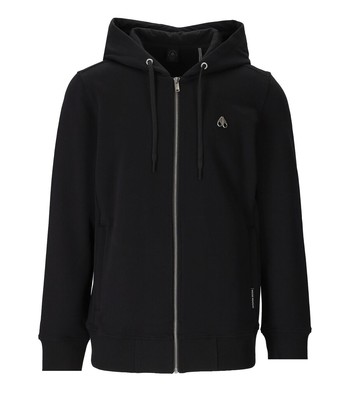 Moose Knuckles Dundas Black Hoodie Man