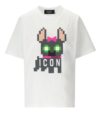 

Dsquared2 Icon Hilde Easy Белая футболка женщина, Белый