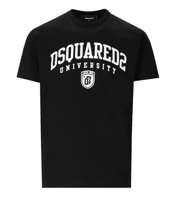

Dsquared2 Cool Fit Черная футболка для мужчин, Черный, S74GD1166-S23009-900