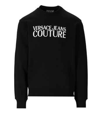 

Мужская черная толстовка с логотипом Versace Jeans Couture, Черный