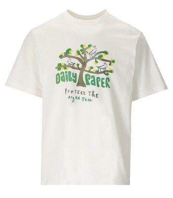 

Белая мужская футболка Daily Paper Pardali, Белый, 2311084-WHT