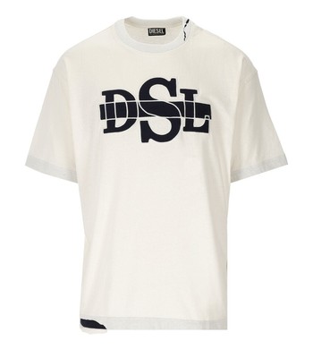 

Футболка Diesel T-washrot Off-white Футболка Мужчина, Белый, A08566-0EFAN