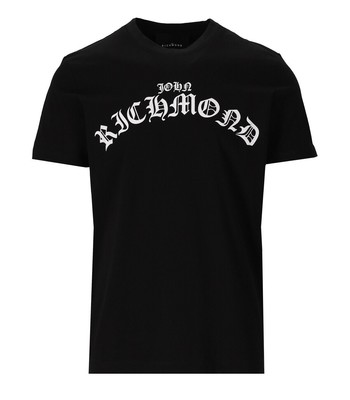 

John Richmond Levadia Черная футболка Мужчина, Черный, RMP23232TS-S0BLACK