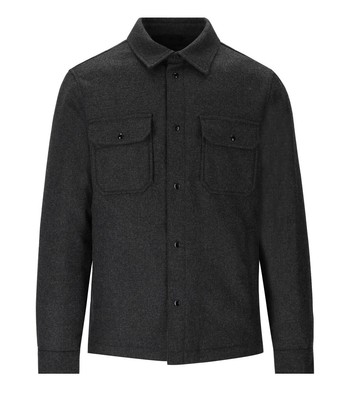 

Woolrich Alaskan Wool Dark Grey Overshirt Man, CFWOOS0066MRUT3190-1131