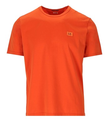 

Легкая футболка Cp Company 70/2 оранжевая мужская, Оранжевый, 14CMTS352A-006374G-439