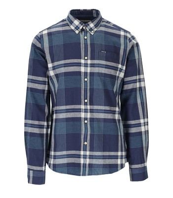

Мужская рубашка Barbour Hudston Tartan в синей рубашке, Синий, MSH5319-NY91