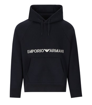 Мужская синяя толстовка Emporio Armani