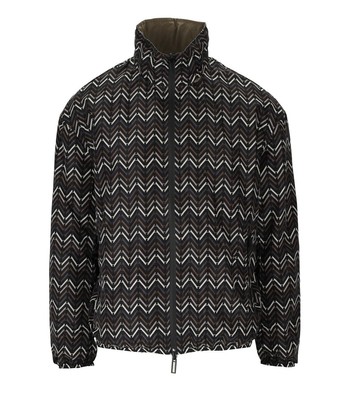 

Emporio Armani Aquila Оптическая многоцветная двусторонняя куртка-бомбер для мужчин, Multicolor, 3R1BR7-1NTDZ-F744