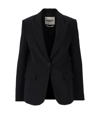 

Женский черный однобортный пиджак Essentiel Antwerp Cho, CHO-BL25
