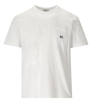 

Футболка Woolrich Pocket Tee Белая мужская футболка, Белый, CFWOTE0094MRUT2926-8041
