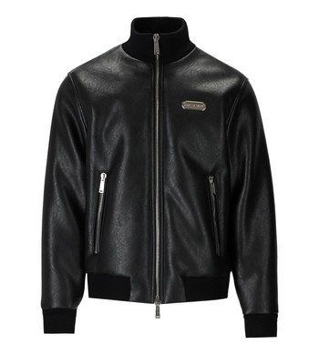 

Черный бомбер из искусственной овчины Dsquared2 Мужской, S74AM1440-S78168-900