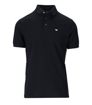 

Emporio Armani Logo Жаккардовая Темно-Синяя Рубашка Поло Мужской, Синий, 3R1F67-1JCYZ-09K2