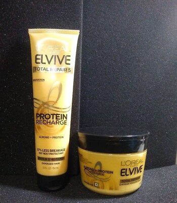 Mix Lot of Loreal Paris Elvive Total Repair5 Damage Erasing Balm Almond+Protein 