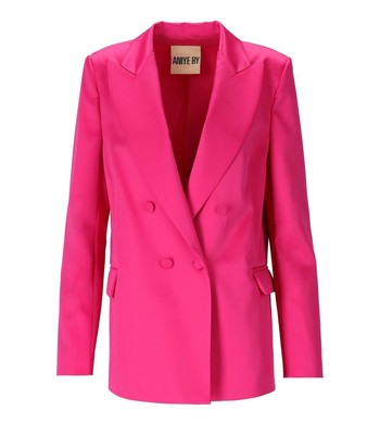 

Женский двубортный блейзер Aniye By Tina цвета фуксии, Fucsia, 185744-02191