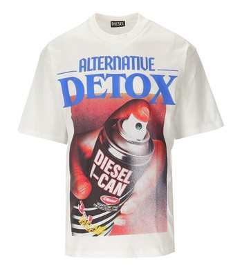 

Футболка Diesel T-wash-g5 Off-white Мужская, Белый, A09024-0BEAF