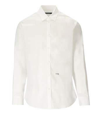 

Dsquared2 Mini D2 Свободная белая футболка для мужчин, Белый, S74DM0659-S44131-100