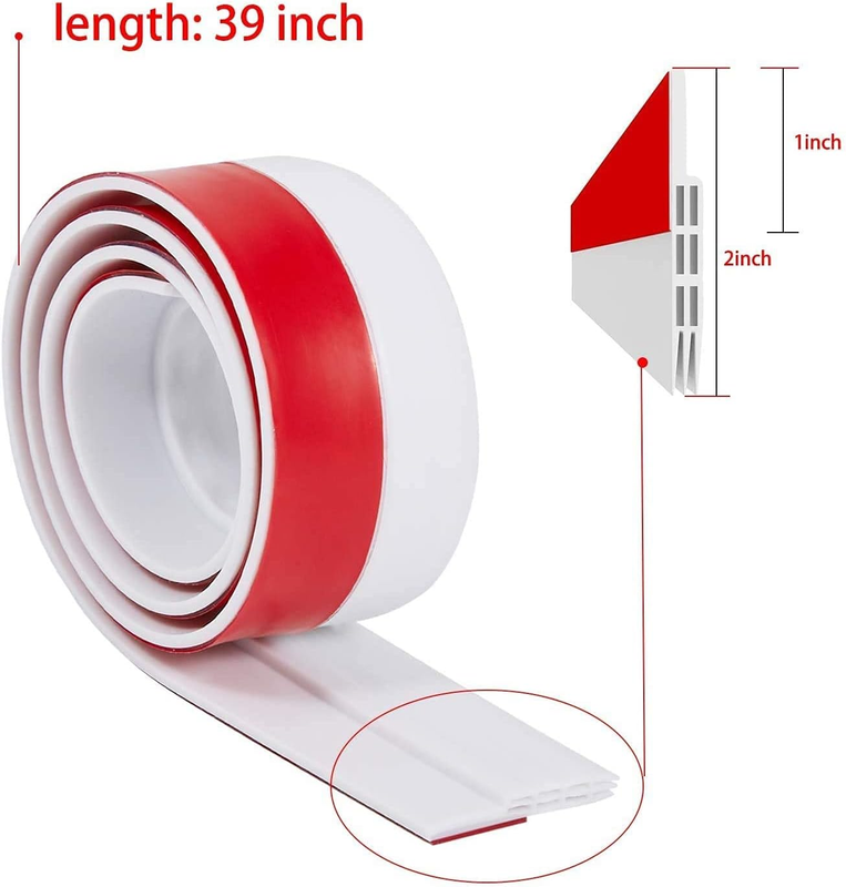 Door Draft Stopper,Door Seal Sweeps for Interior Doors Gap Wind Blocker Strip Do