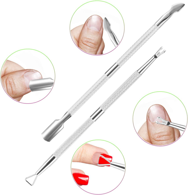 Cuticle Trimmer with Cuticle Pusher,  Cuticle Remover Cutter Nipper Scissor and