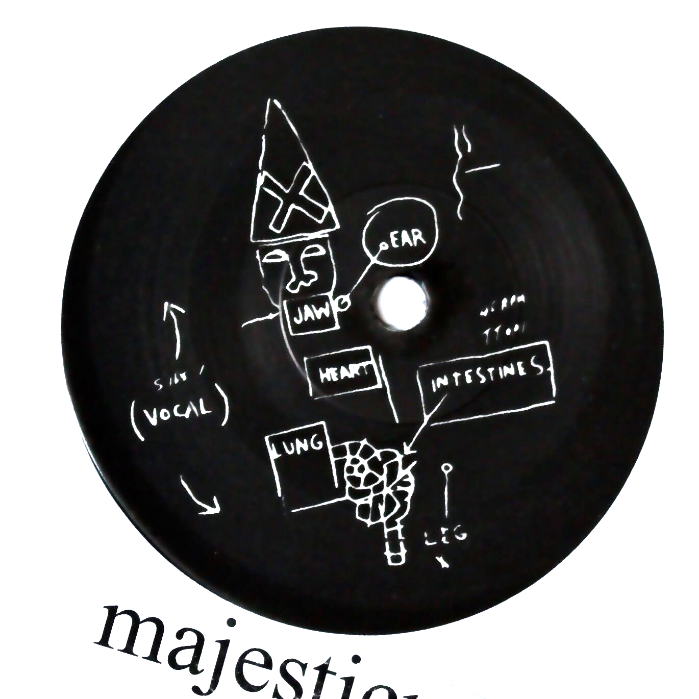 LIMITED 300 JEAN MICHEL BASQUIAT ART BEAT BOP 7 INCH VINYL