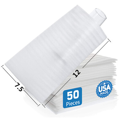 50Pcs Foam Wrap Cushion Sheets 12 x 16 Inch Cushioning Foam Wrap Sheets Moving