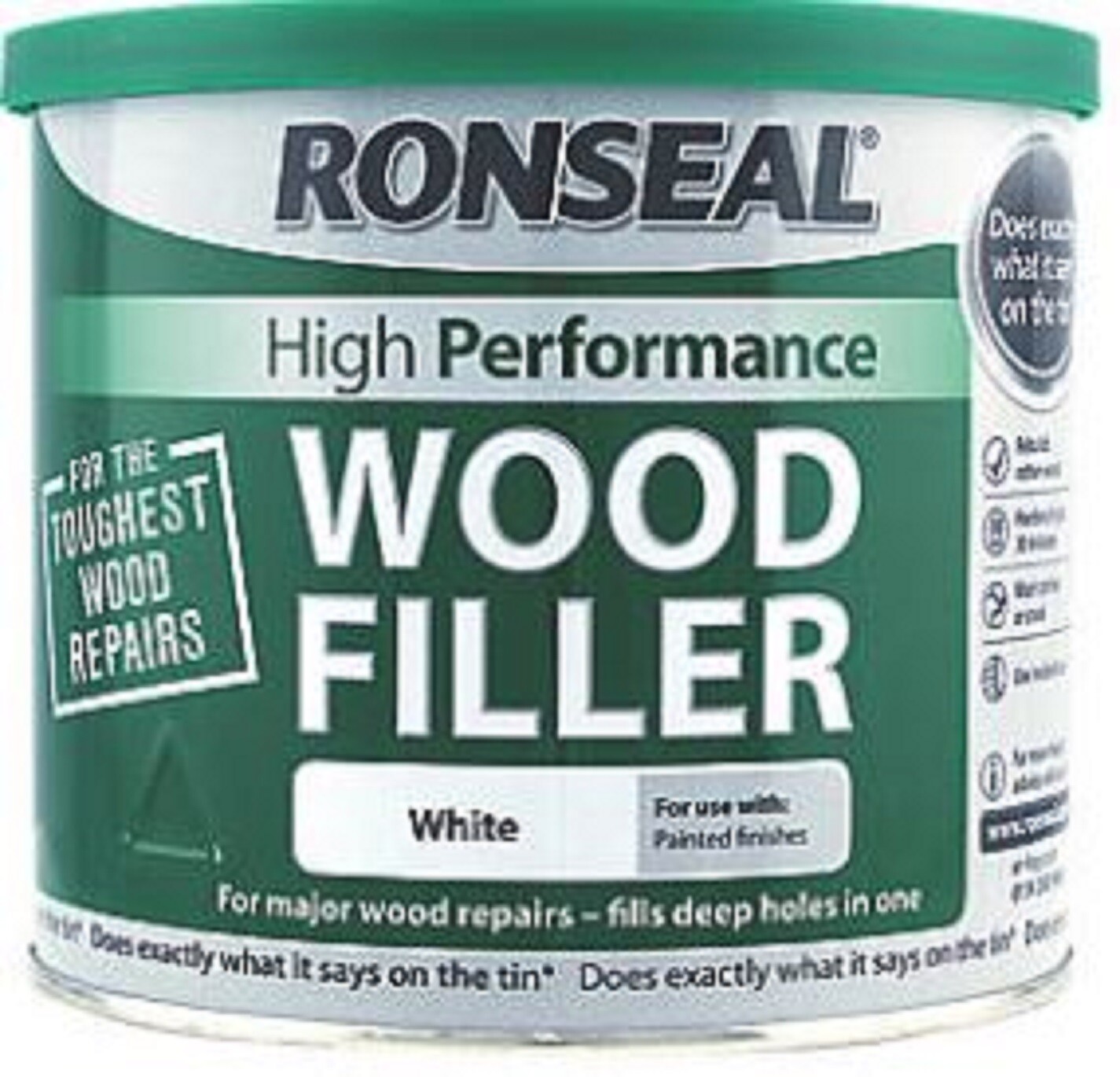 Ronseal High Performance 2 Part White Wood Filler + Hardener eBay