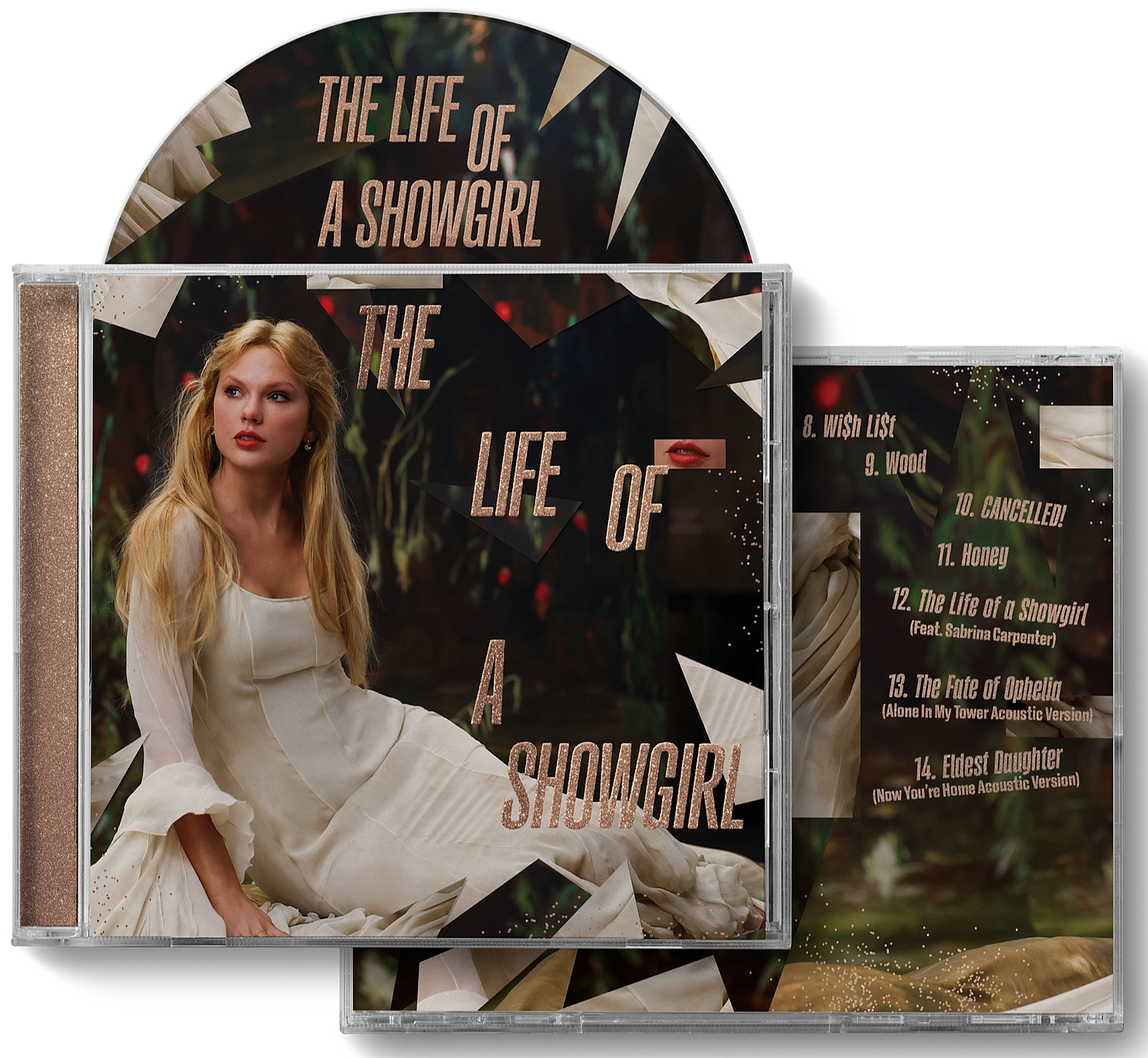 TAYLOR SWIFT - The Life Of A Showgirl - CD All 4 Acoustic Versions