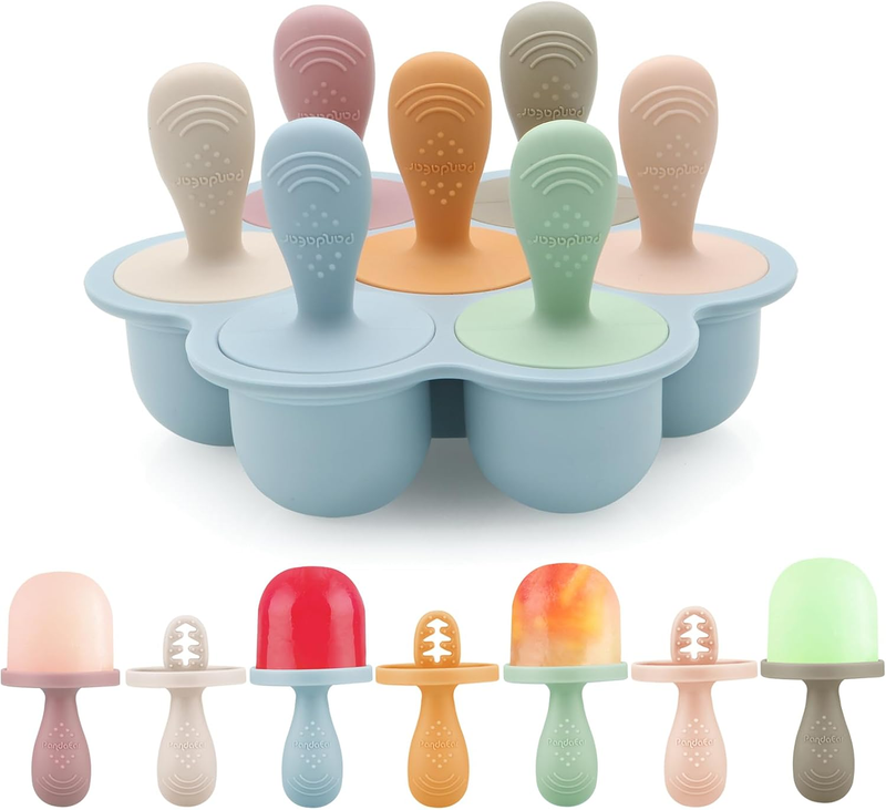 Silicone Popsicle Molds for Toddlers, Mini Breastmilk & Fruit Juice Freezer Mold
