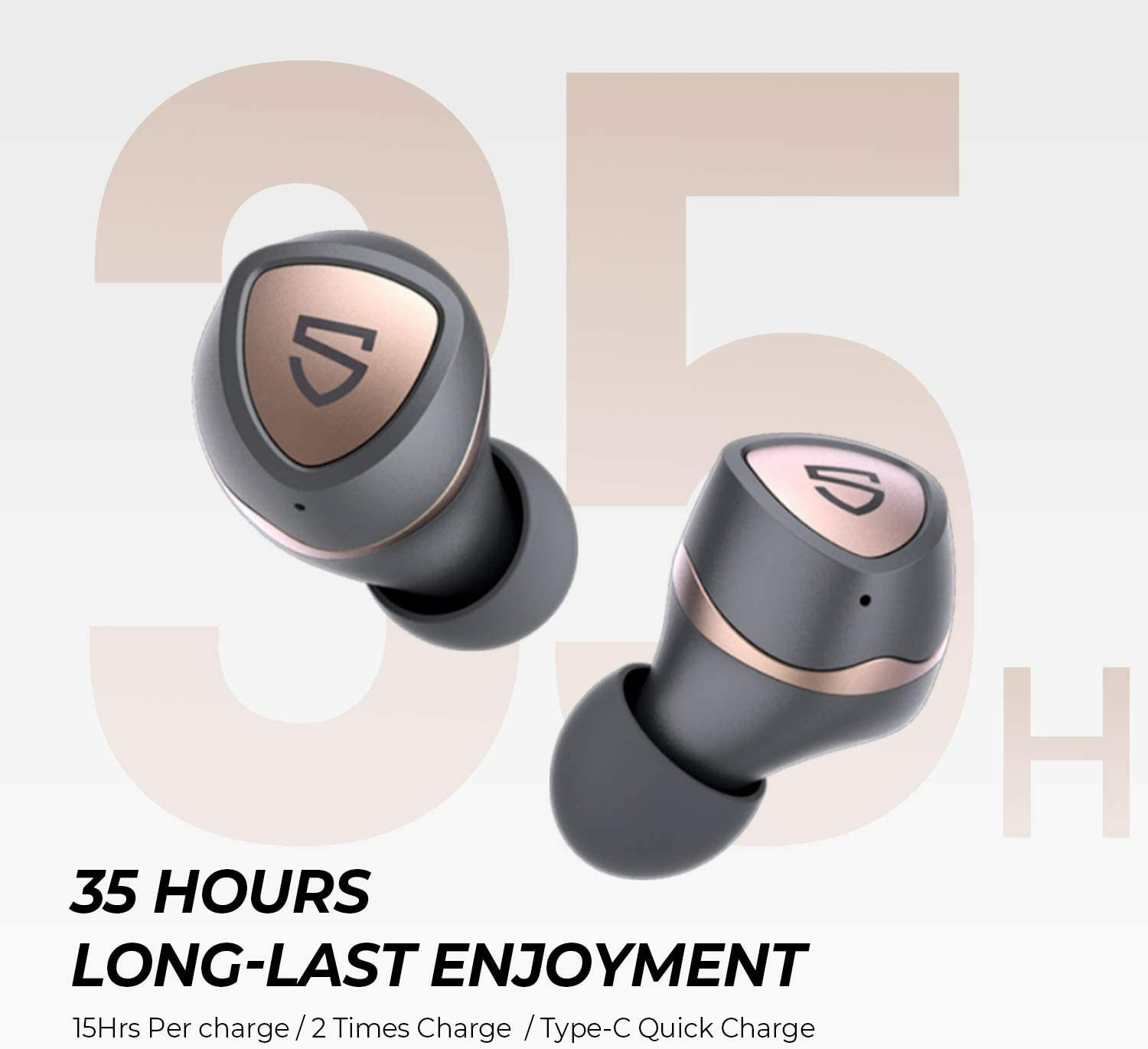 SoundPEATS Sonic Wireless Earbuds in 