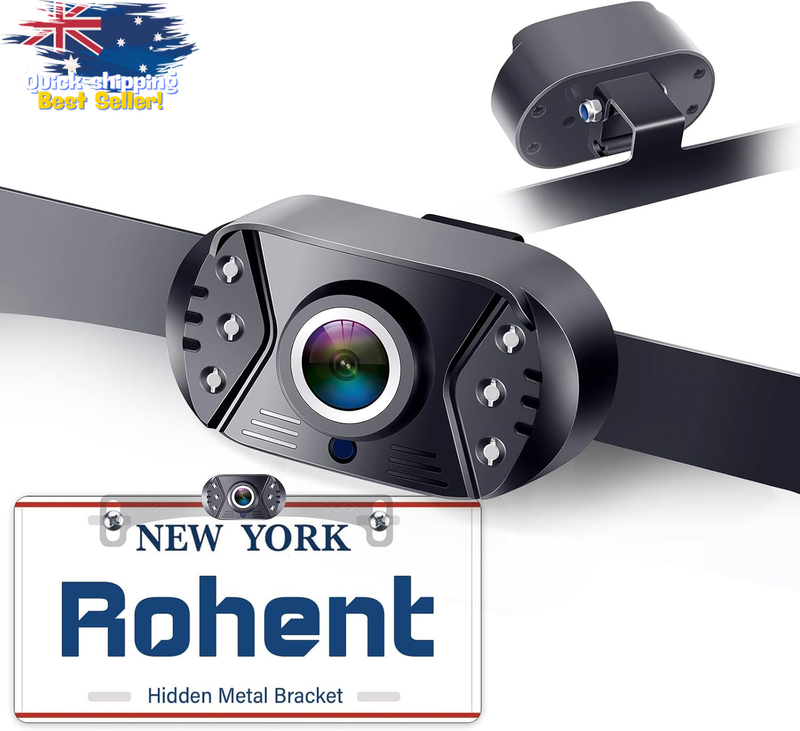 1080P HD Car Reverse Camera - Night Vision, 170° Wide Angle, Waterproof