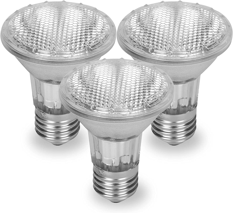 Par 20 3 Pack FL25 50PAR20/FL 50 Watt Halogen Spot Light Bulb Replacement 120V 1