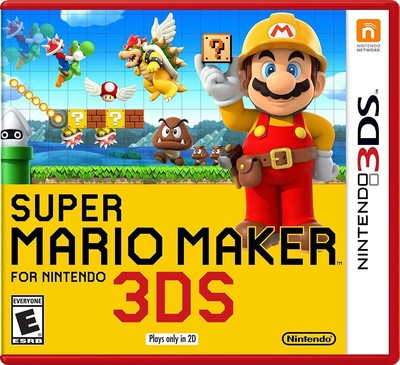 Super Mario Maker [Nintendo 3DS Sandbox Platformer Create Share New Levels] NEW