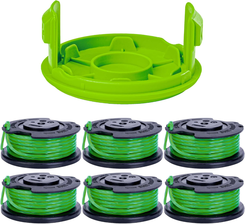 0.080" String Trimmer Spools 6 Pack for STBA001 STBA002 STBA003