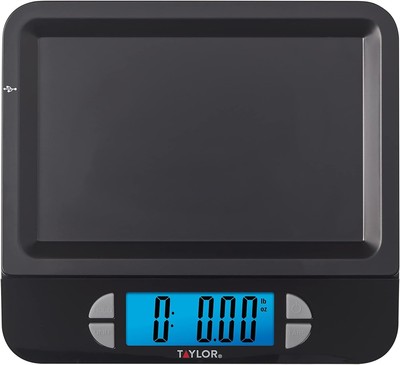 Taylor USB Rechargeable Digital Kitchen and Food Scale, 11 pound capacity