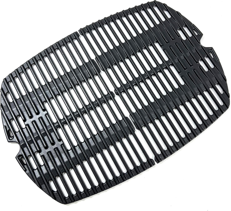 Cast Iron Grates 7645 for Weber Q200 Q220 Q2000 Q2400 Series Set of 2