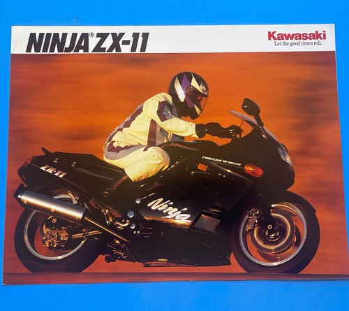 本LA‐3‐11 1992 Kawasaki Ninja ZX-11 Motorcycle Dealer Sales Brochure