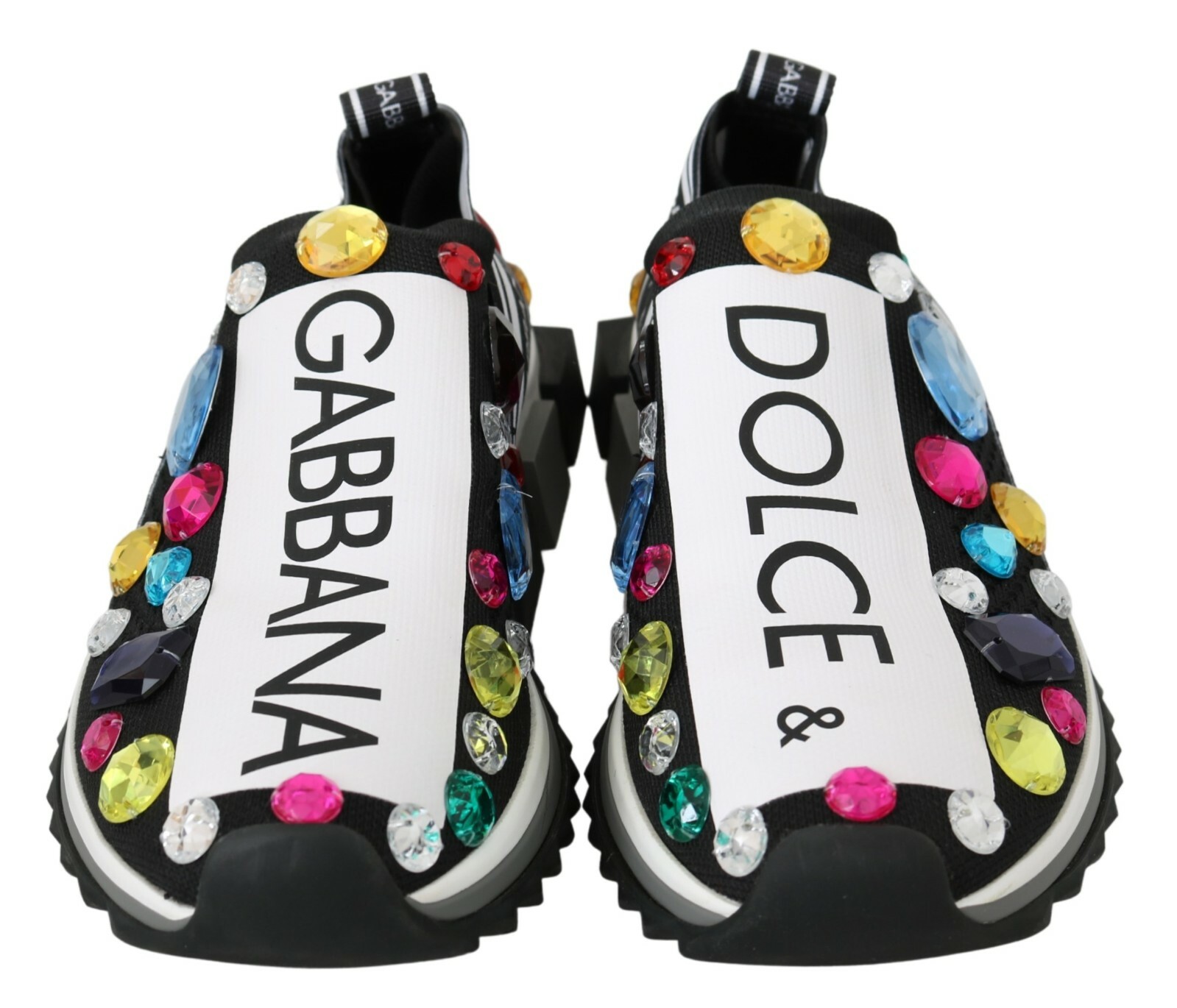 

DOLCE - GABBANA Кроссовки Обувь Черный Sorrento Crystal EU35.5 / US5 Рекомендуемая розничная цена 1200 долларов США, Sneakers