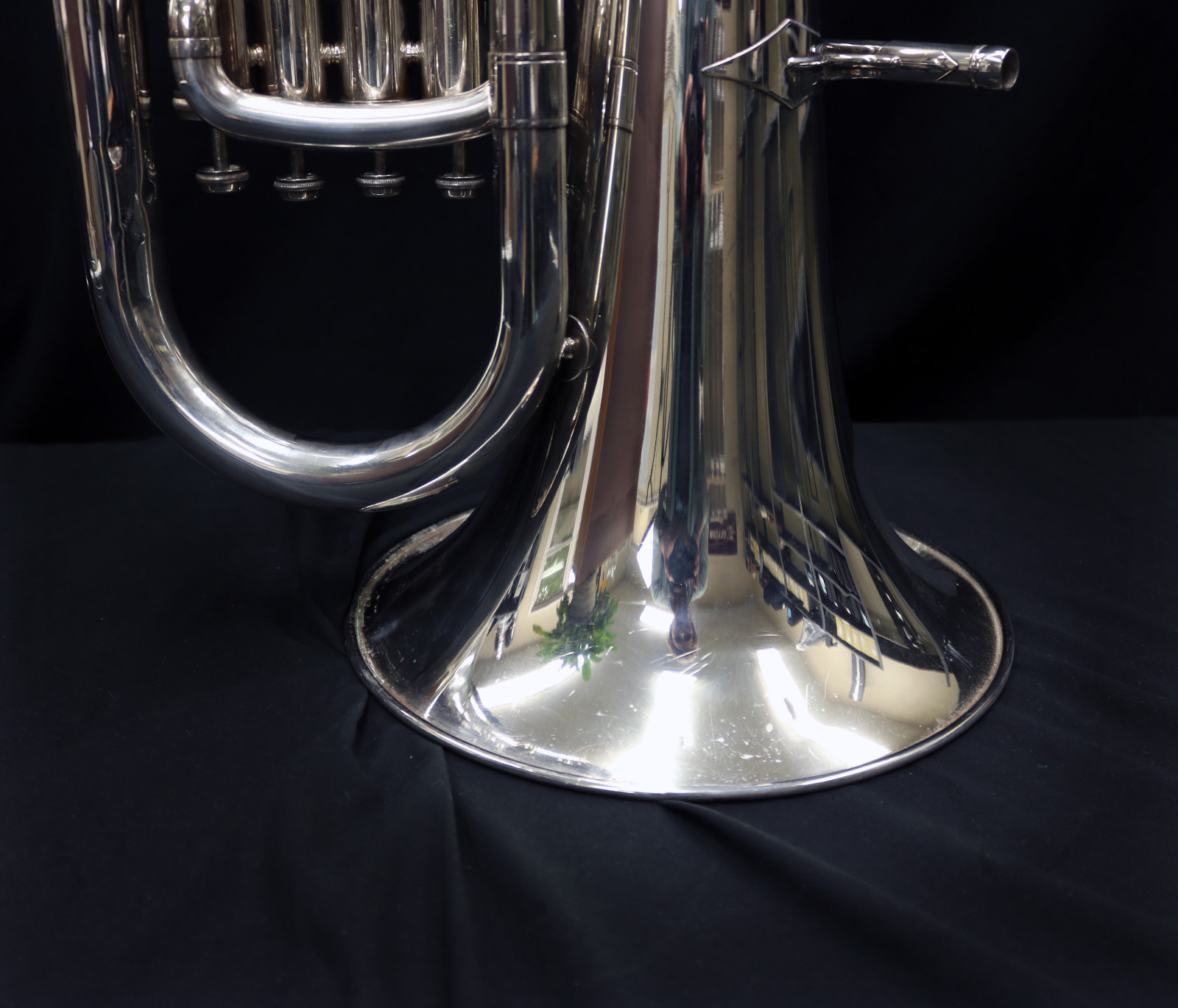 YAMAHA YEP321S SILVER 4 VALVE EUPHONIUM {GREAT PLAYER} SERVICED BY PROS 09/14/18
