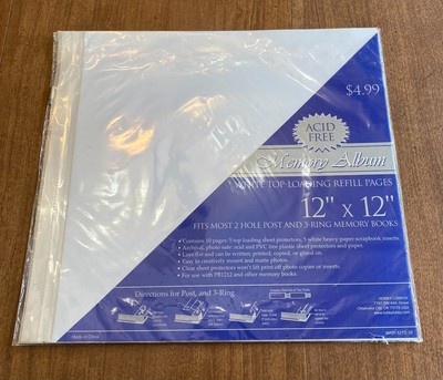 Acid Free 12x12 Memory Albumn Scrapbooking Refill Pages 10