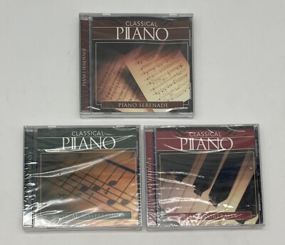 Classical Piano - Serenade - Musical Masterpieces - Portraits 3 CD Bundle Lot