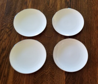 NORITAKE GEORGIAN 6440 ~ BREAD PLATES ~ SET OF 4 ~ 6 3/8''