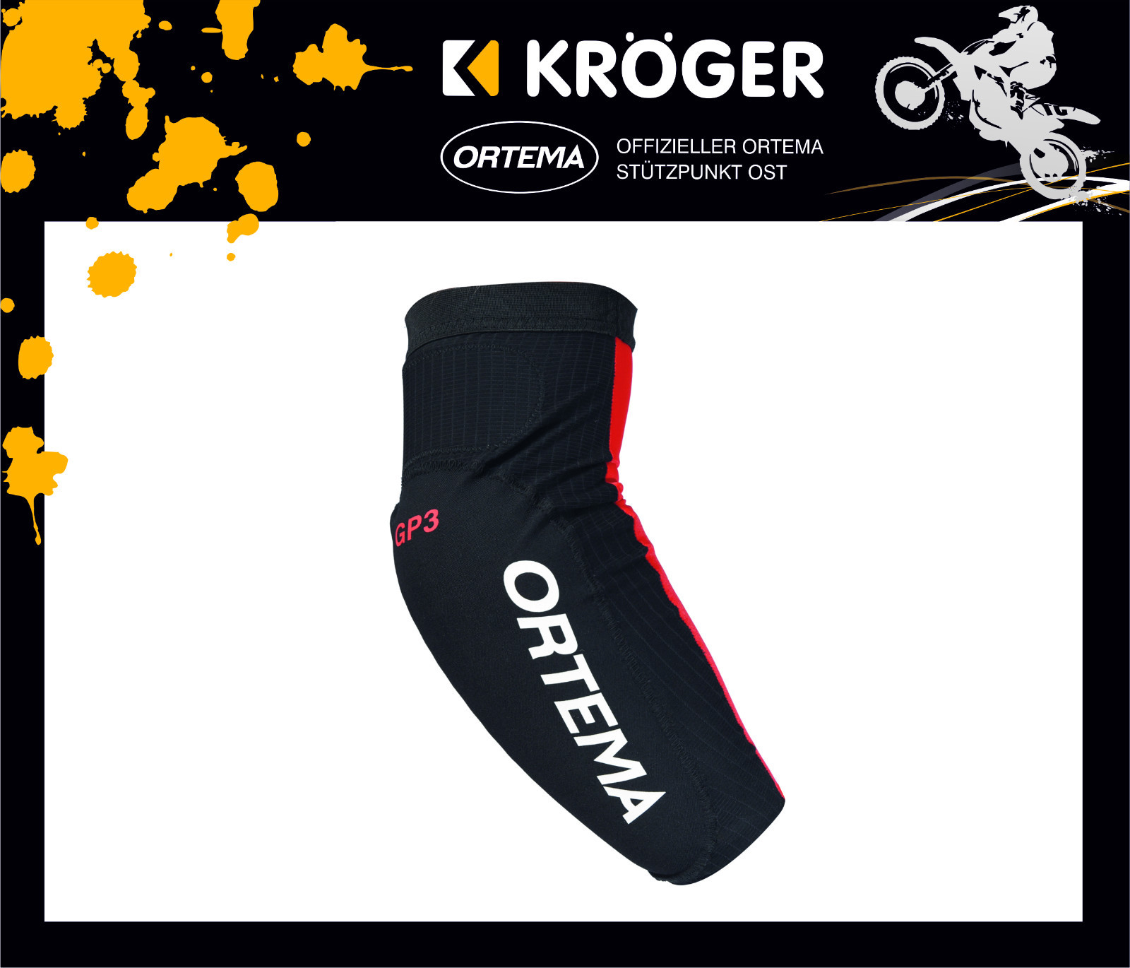 GP 3 Elbow Protector Ortema Ellenbogenprotektor Ellenbogenschützer Schützer MX