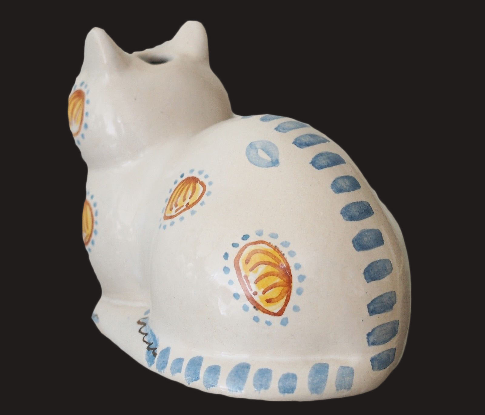 MMA METROPOLITAN MUSEUM OF ART VINTAGE CERAMIC CAT FIGURINE