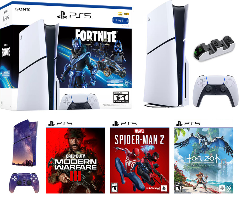 2024 Sony PlayStation 5 Disc Edition Enhanced To 3TB PS5