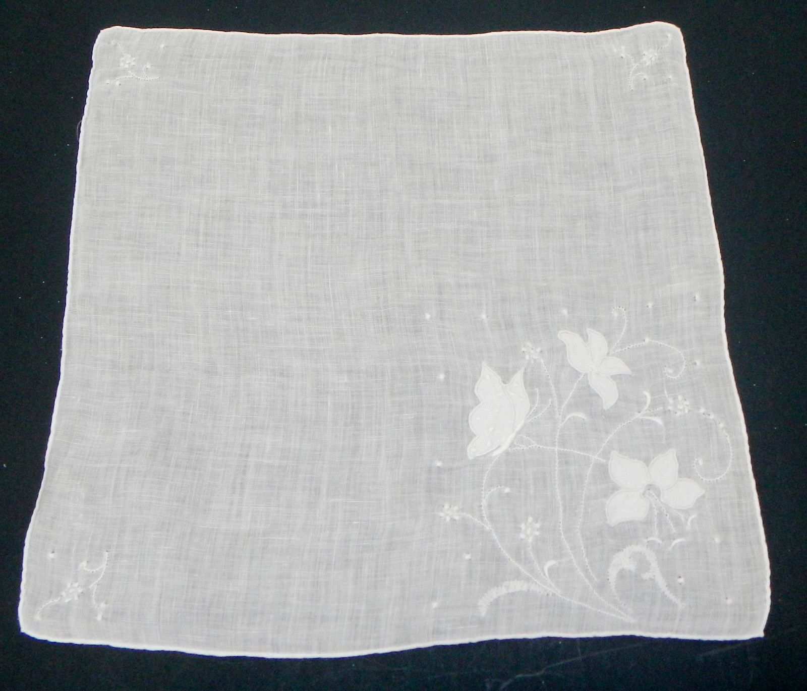 Handkerchief – Hankie – Ladies Handkerchief - Linen Handkerchief – Linen Hankie