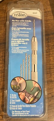 Testors Pin Vice & 5 Drill Bits Tool TES8943T HH