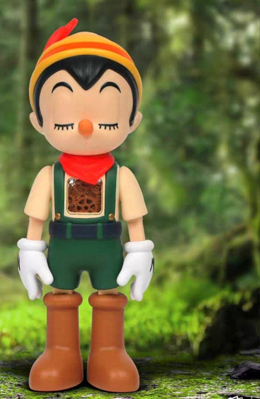 Zcwo ASleep PINO Pinocchio ピノッキオ 60cm ZCWO Asleep Pinocchio eXquisite Large Size Ver.Green PVC